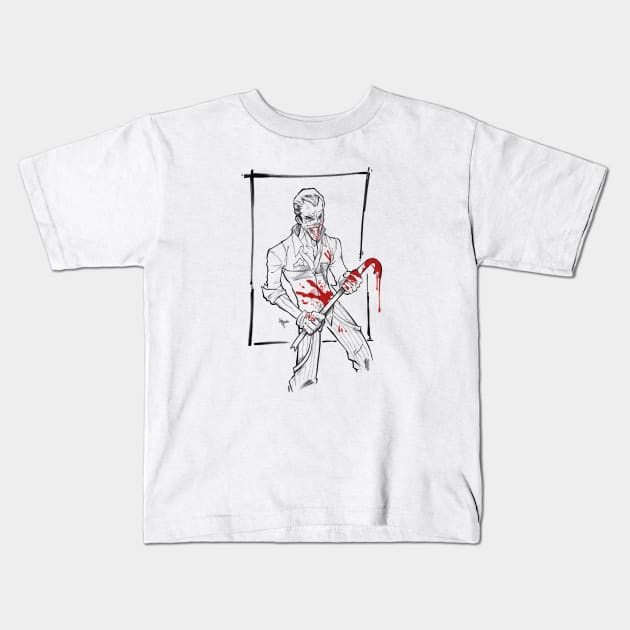 Clown Prince of Crowbar Kids T-Shirt by gavinmichelliart